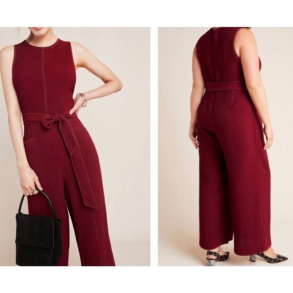 ANTHROPOLOGIE Greylin  Colleen Stitched Jumpsuit size L - Picture 11 of 11